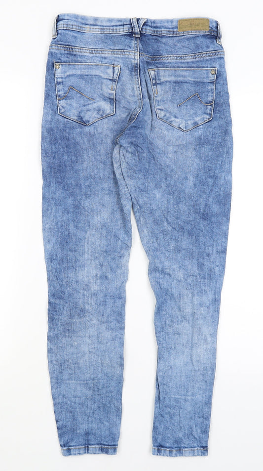Preworn Womens Blue Skinny Jeans Size 6 L26 in