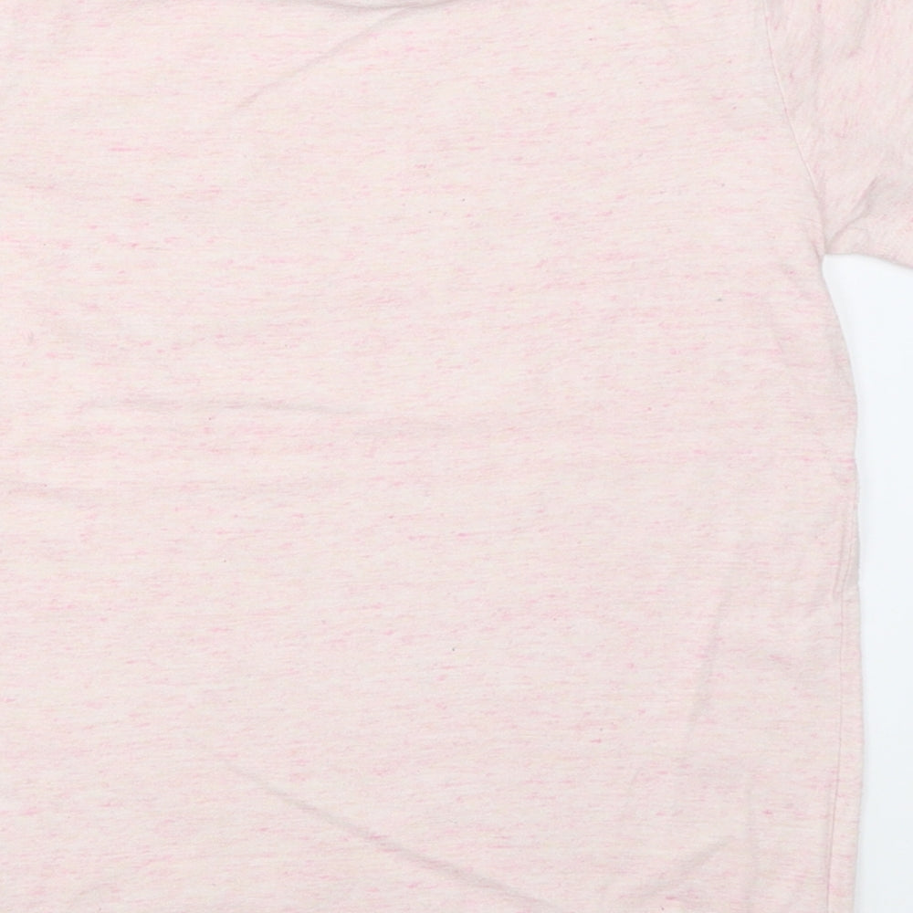 NEXT Girls Pink Basic T-Shirt Size 7 Years
