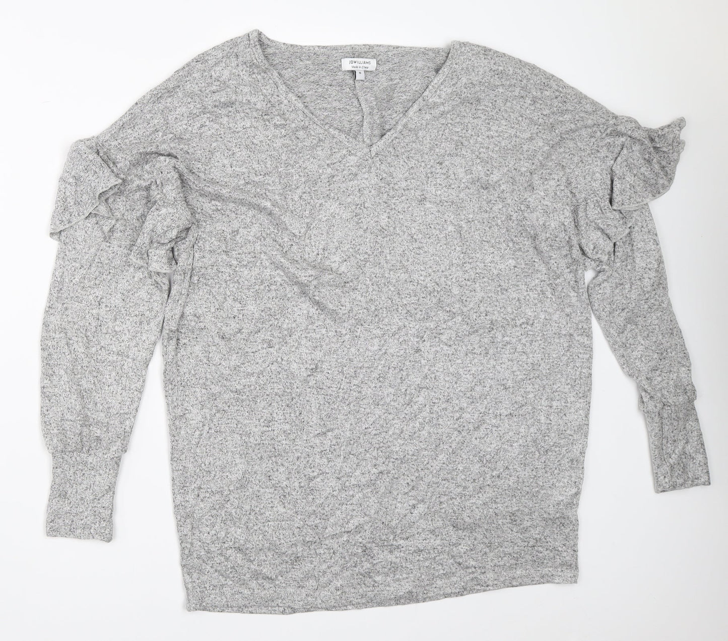 JD Williams Womens Grey Pullover Jumper Size 10