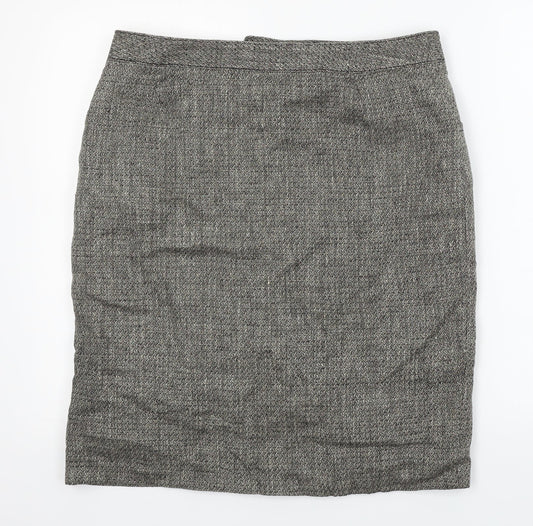 NEXT Womens Beige A-Line Skirt Size 16
