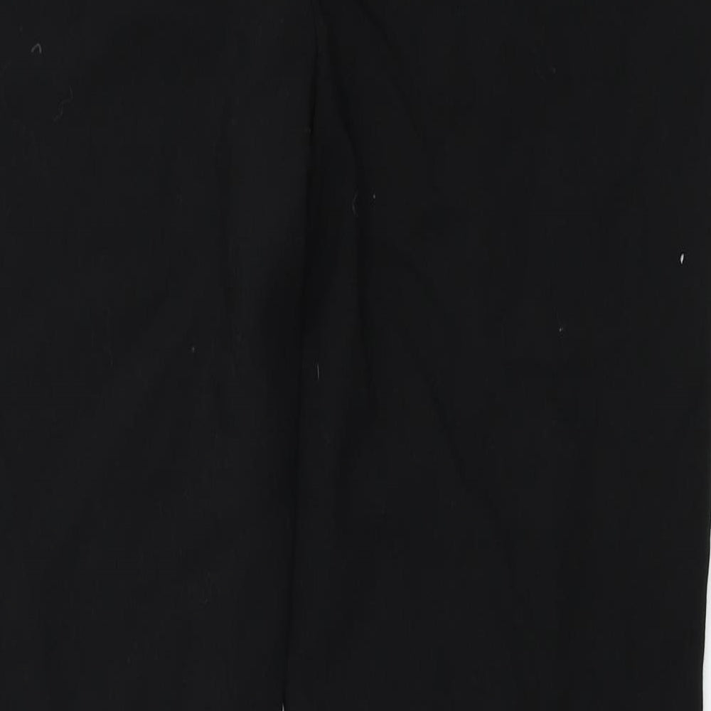 Marks and Spencer Womens Black Trousers Size 14 L24 in