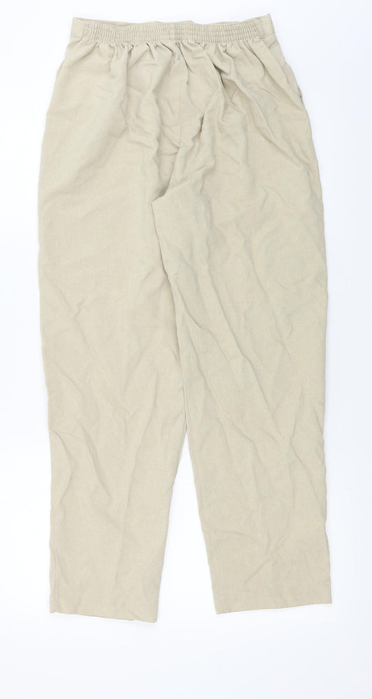 Classics Womens Beige Trousers Size 14 L25 in