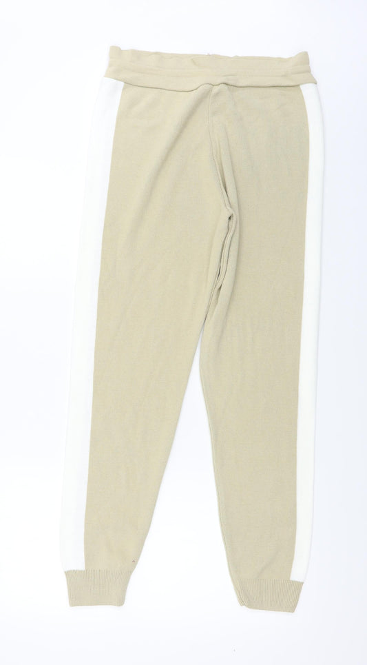 Preworn Womens Beige Sweatpants Trousers Size 8 L26 in