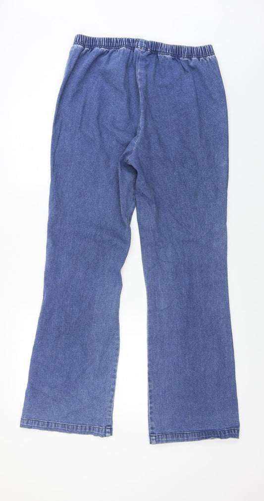 uniion blues Womens Blue Straight Jeans Size 30 in L28 in