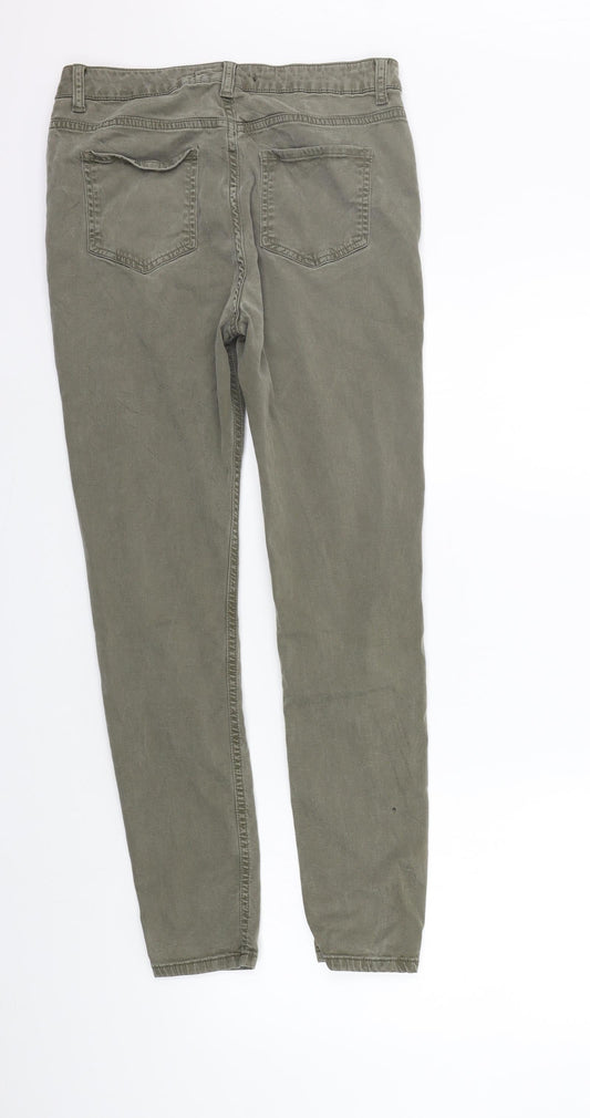 ROCHELLE HUMES Womens Brown Trousers Size 12 L27 in
