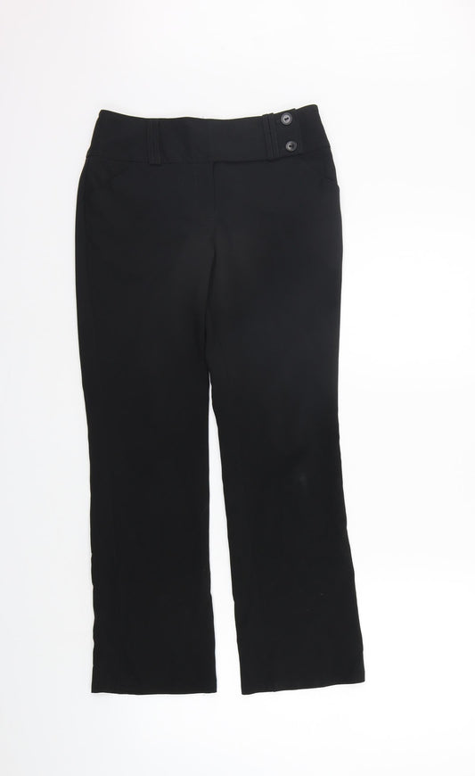 George Girls Black Chino Trousers Size 11-12 Years
