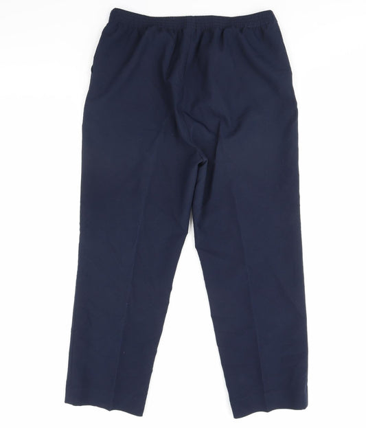 Platform Womens Blue Trousers Size 18 L29 in