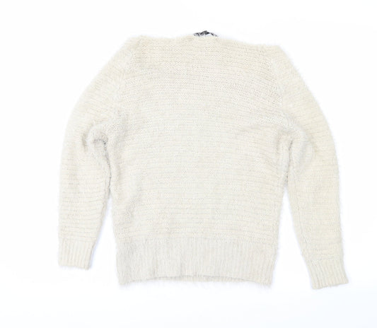 Blonde + Blonde Womens Beige Pullover Jumper Size 10
