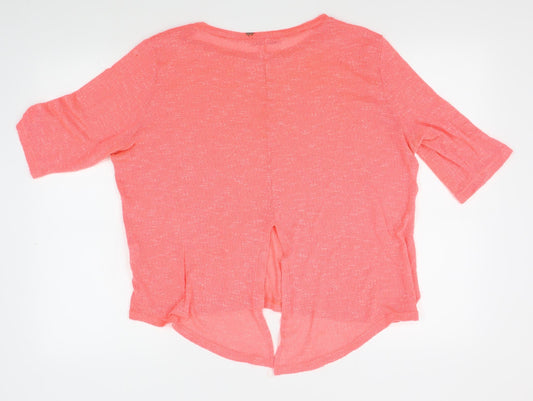 Atmosphere Womens Pink Basic Blouse Size 18