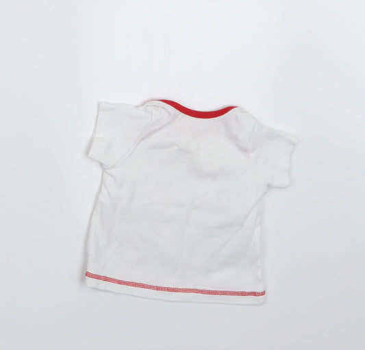 George Girls White Dress Set Outfit/Set Size 6-9 Months