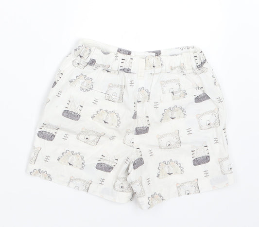 NEXT Girls Geometric Cropped Trousers Size 2-3 Years
