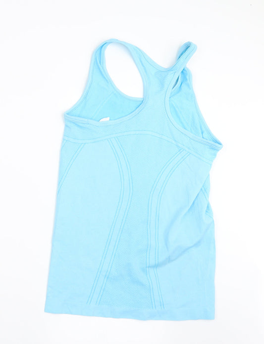 Athletic Works Womens Blue Basic Tank Size S
