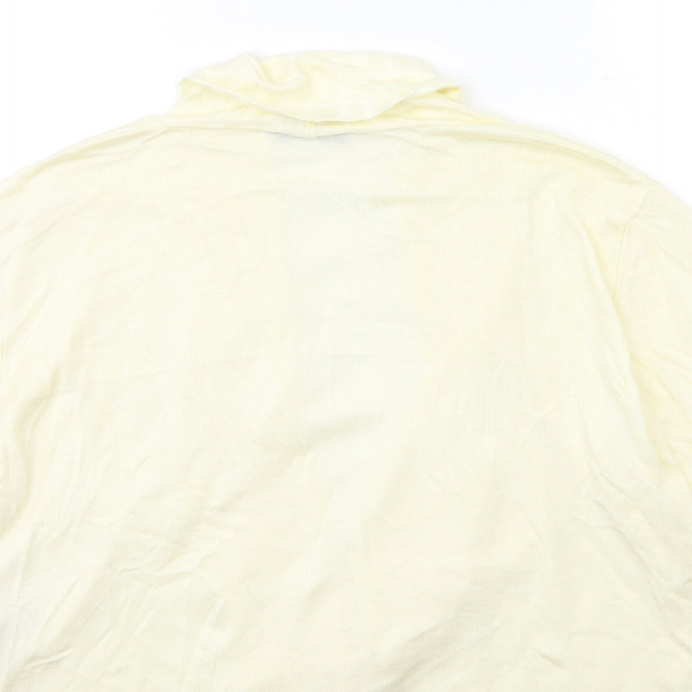 Marks and Spencer Womens Beige Knit Cardigan Jumper Size XL