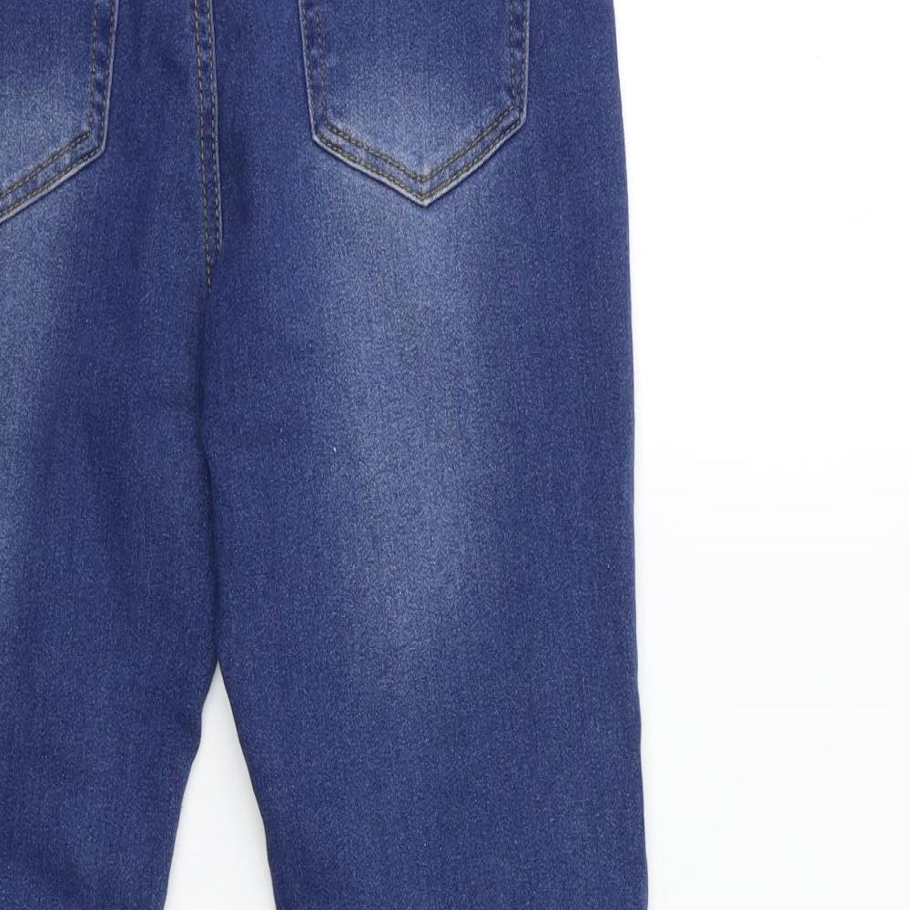 PRETTYLITTLETHING Womens Blue Denim Skinny Jeans Size 10 L26 in