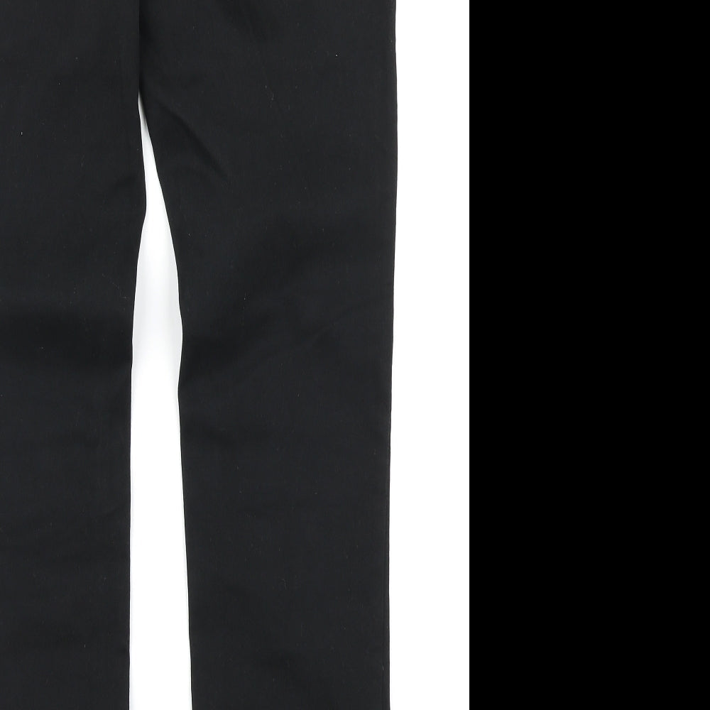 V Womens Black Denim Skinny Jeans Size 10 L28 in