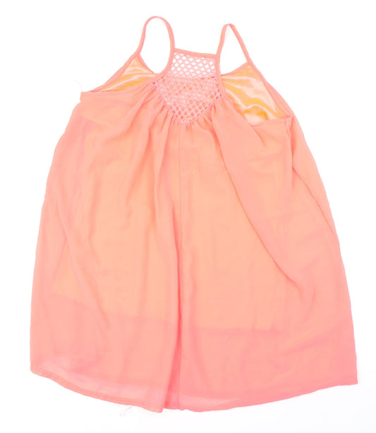Vicabo Womens Orange Jumper Dress Size L