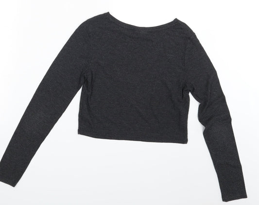 Topshop Womens Grey Pullover Jumper Size 10