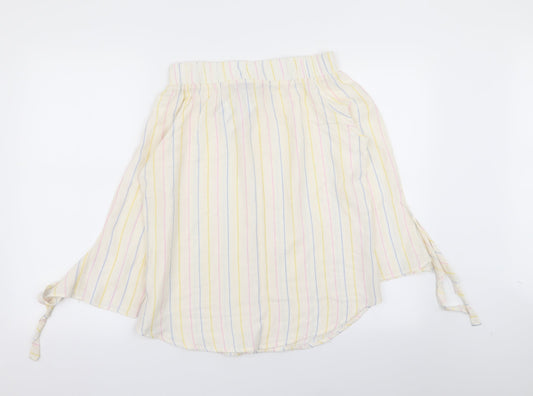 actuel Womens Multicoloured Striped Basic Blouse Size M