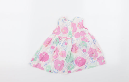 bluezoo Girls Multicoloured Floral Fit & Flare Size 3-6 Months