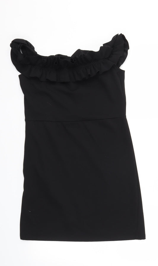 Quiz Womens Black Fit & Flare Size 12