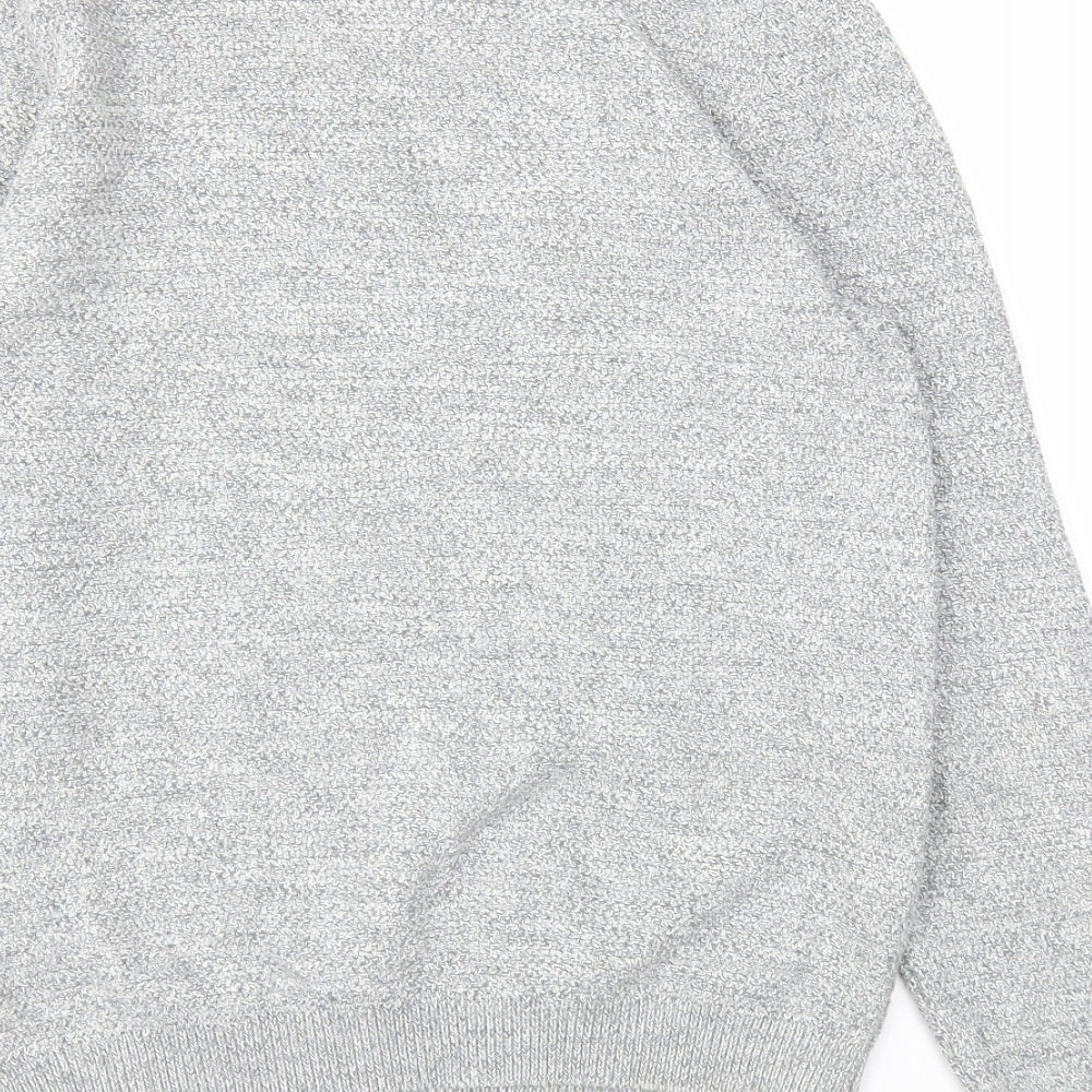 George Mens Grey Pullover Sweatshirt Size S