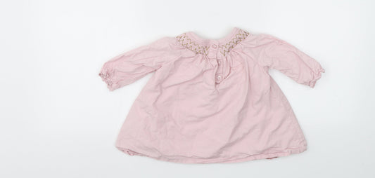 Matalan Girls Pink Floral Fit & Flare Size 6-9 Months