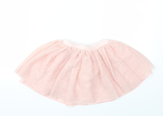 H&M Girls Orange Flare Skirt Size 3-4 Years