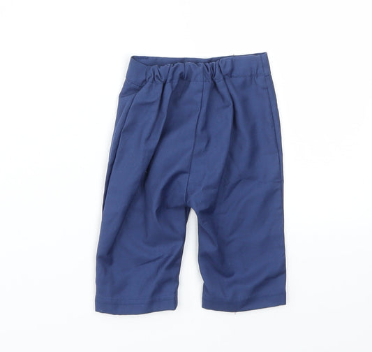 Y&Z Girls Blue Capri Leggings Size 3-6 Months