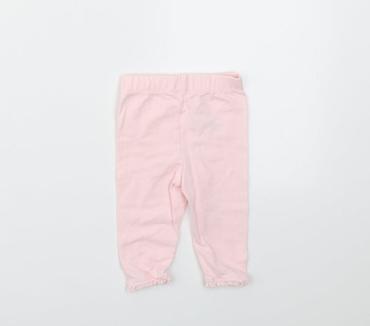 George Girls Pink Capri Leggings Size 3-6 Months