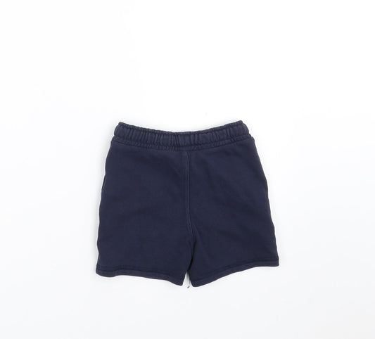 Marks and Spencer Boys Blue Sweat Shorts Size 3-4 Years