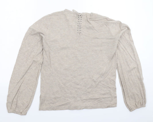NEXT Womens Grey Knit Pullover Jumper Size 12