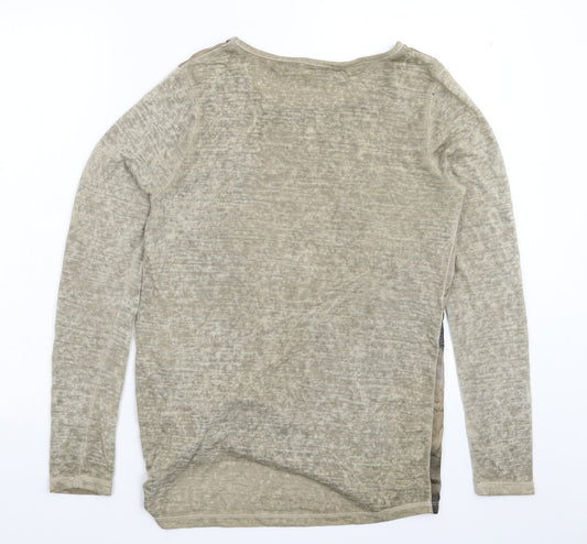 Greisha Womens Grey Knit Pullover Jumper Size S