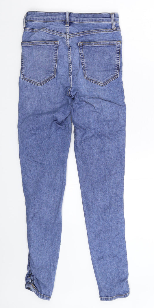 Topshop Womens Blue Denim Skinny Jeans Size 26 in L29 in