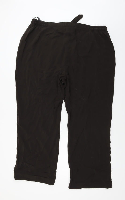 Personal Womens Brown Trousers Size 22 L24 in