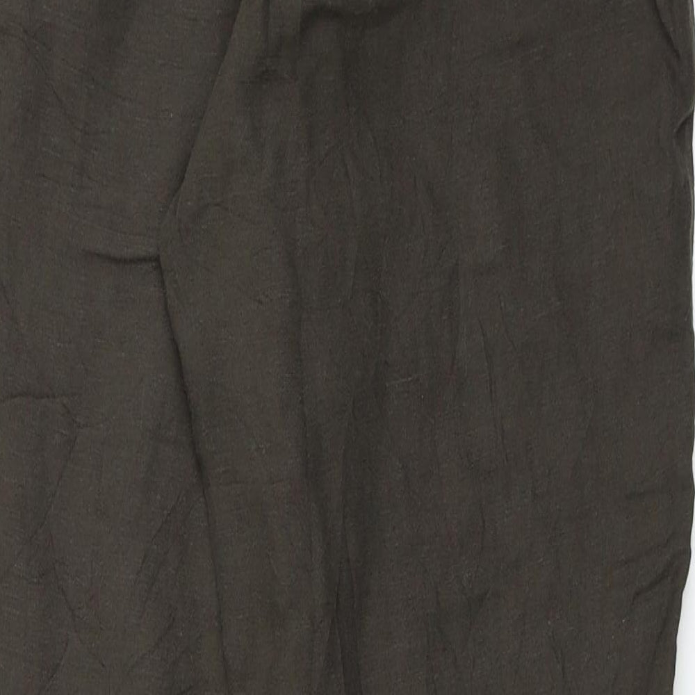 H&M Womens Brown Trousers Size 10 L22 in