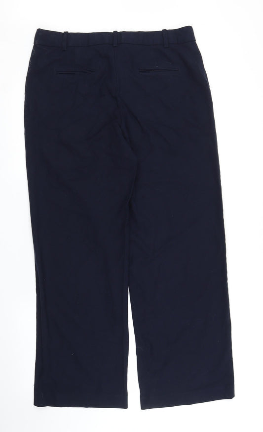 NEXT Womens Blue Trousers Size 14 L27 in