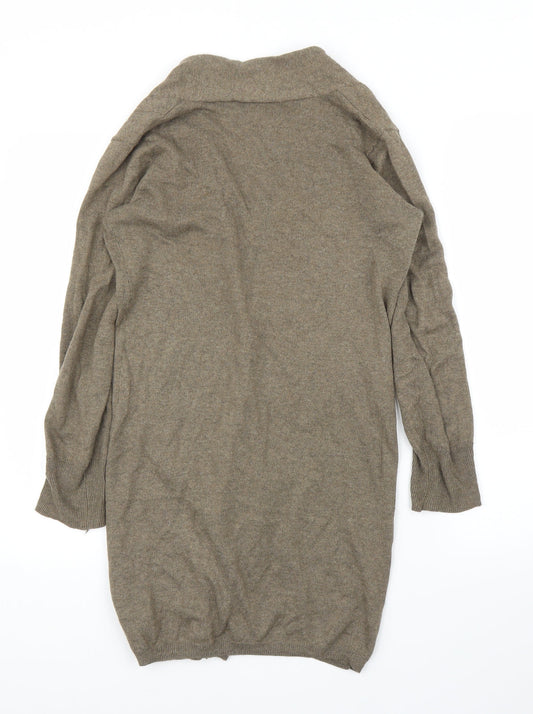 New Look Womens Brown Cardigan Jumper Size 8