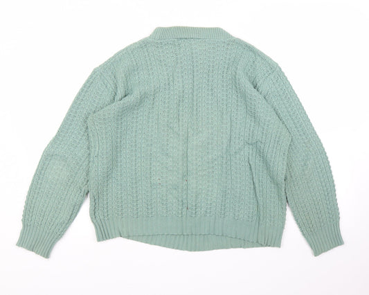 Preworn Womens Green Pullover Jumper Size L