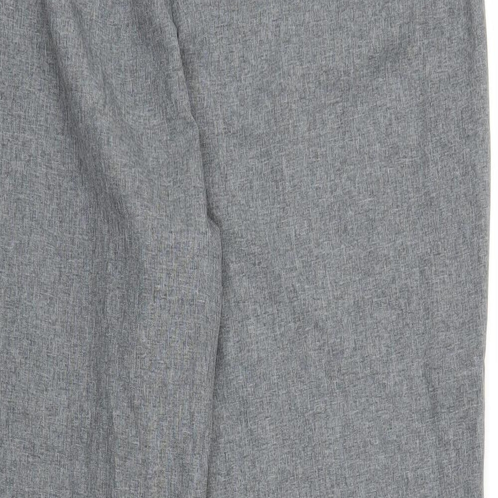 Bonmarché Womens Grey Trousers Size 18 L28 in