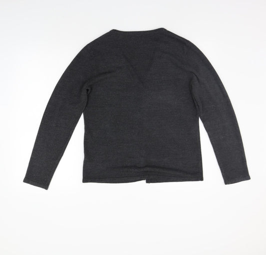 BHS Womens Grey Cardigan Jumper Size 14