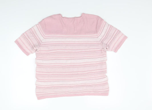 Cotsworld Womens Pink Pullover Jumper Size 2XL