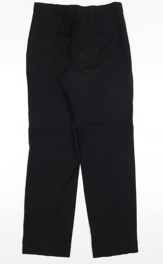 M&S Womens Black Dress Pants Trousers Size 10 L30 in