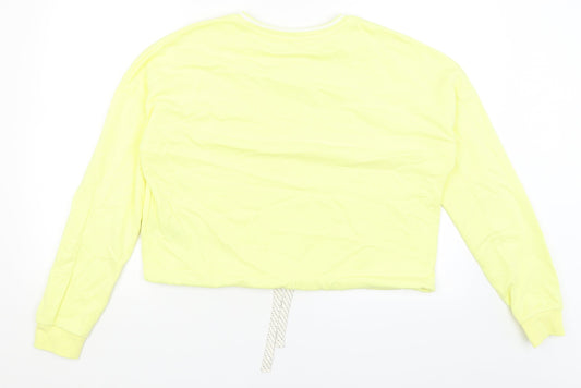 M&S Girls Yellow Pullover Sweatshirt Size 15-16 Years