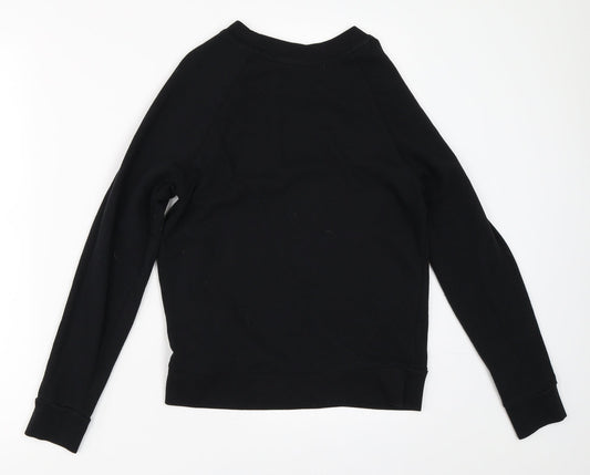 H&M Womens Black Pullover Hoodie Size S