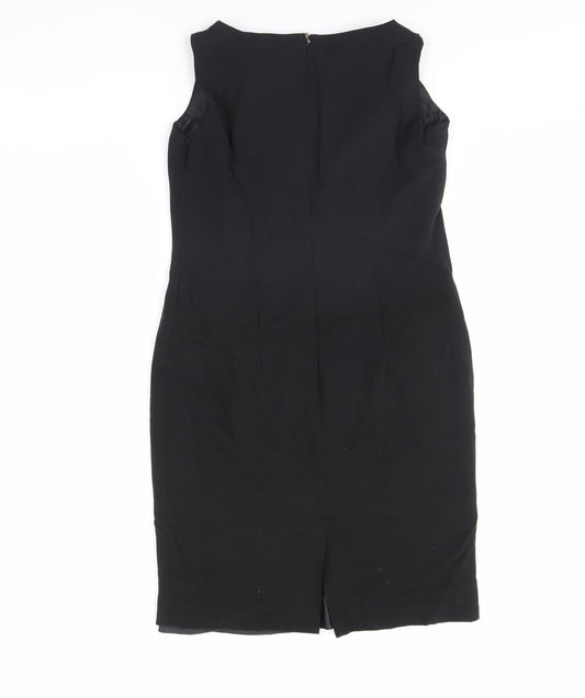 M&S Womens Black A-Line Size 14