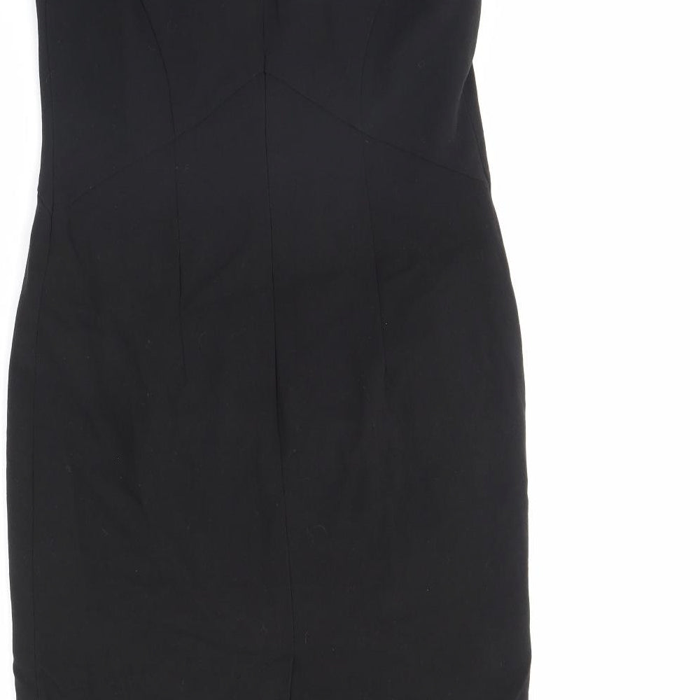 M&S Womens Black A-Line Size 14
