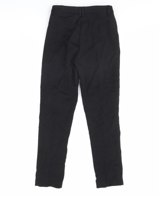 m&s Womens Black Dress Pants Trousers Size 8 L29 in