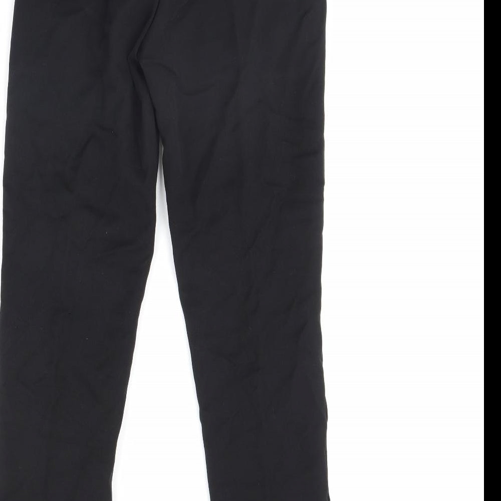 m&s Womens Black Dress Pants Trousers Size 8 L29 in