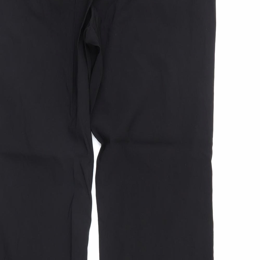 Brand and care label for AMARANTO women’s black dress pants trousers, size UK 36, in, 32-inch leg
