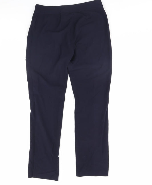 m&s Womens Blue Dress Pants Trousers Size 12 L30 in